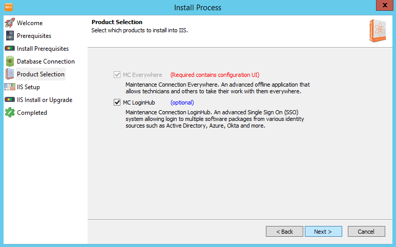Product Selection Step
